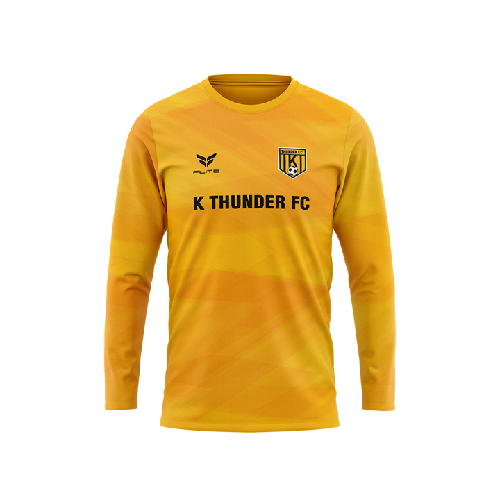 K THUNDER FC GK JERSEY LS (GOLD)