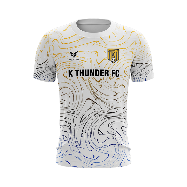 K THUNDER FC GAME JERSEY SS (WHITE)