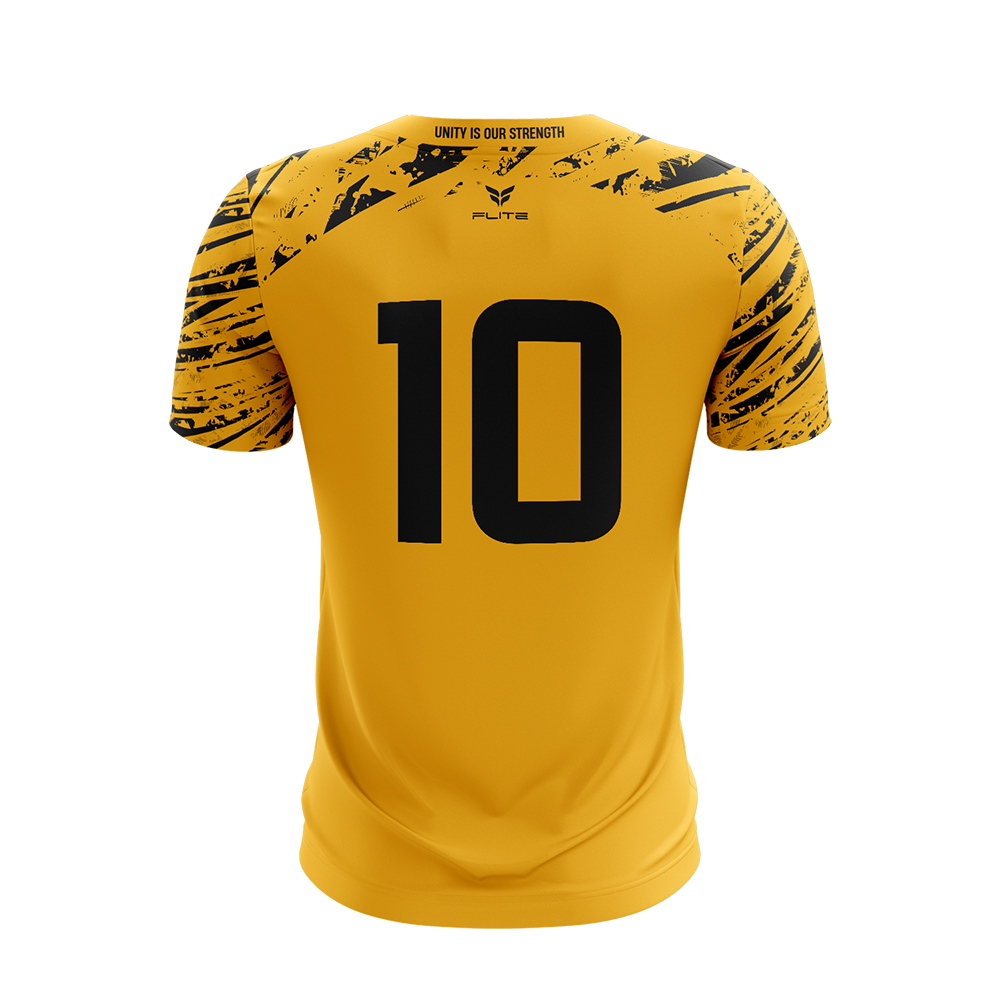 K THUNDER FC GAME JERSEY SS (GOLD)