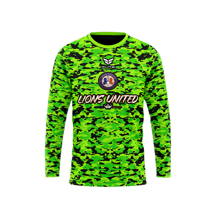 LIONS UNITED FC GK JERSEY LS (CAMO)