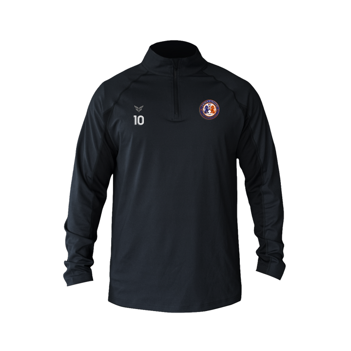 LIONS UNITED FC STEALTH QUARTER-ZIP (BLACK)