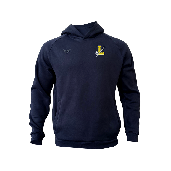 LEDYARD COTTON-BLEND PREMIUM HOODIE (NAVY)