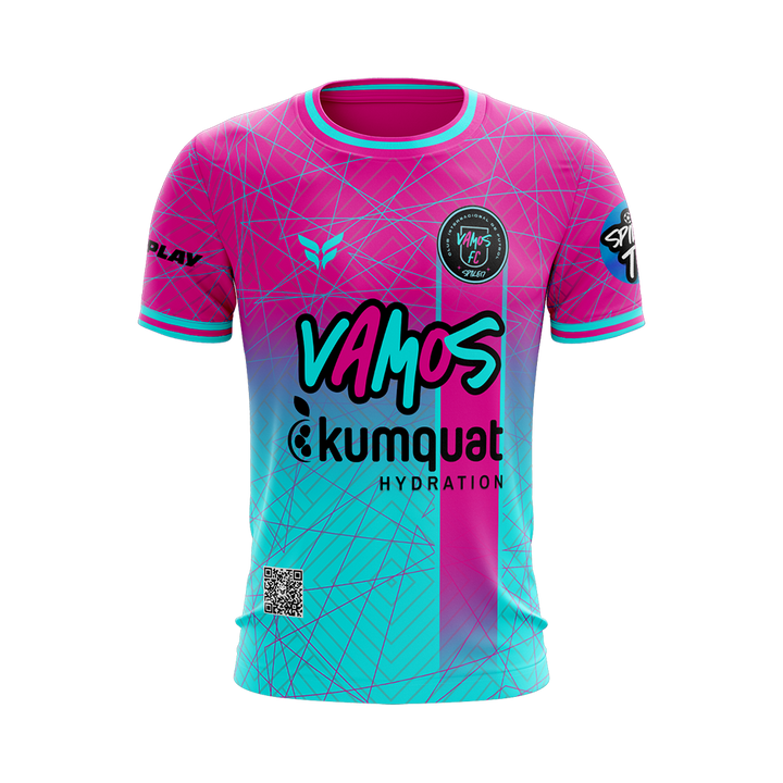 VAMOS GAME JERSEY SS (PINK/TEAL)