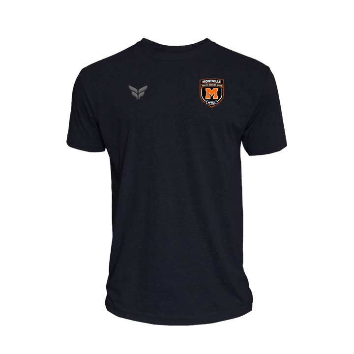 MONTVILLE YOUTH SC COTTON-BLEND TSHIRT (BLACK)