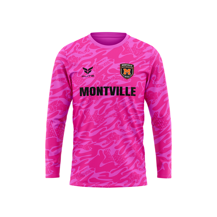MONTVILLE YOUTH SC GK JERSEY LS (PINK)