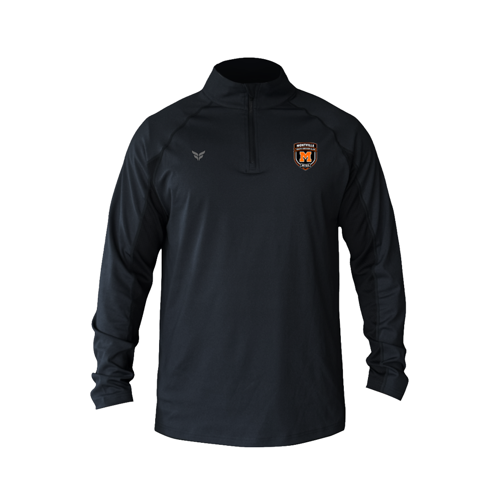 MONTVILLE YOUTH SC STEALTH QUARTER-ZIP (BLACK)