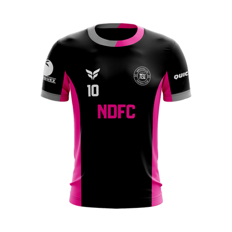 NORTH DALLAS FC TRAINING JERSEY SS (BLACK PINK)