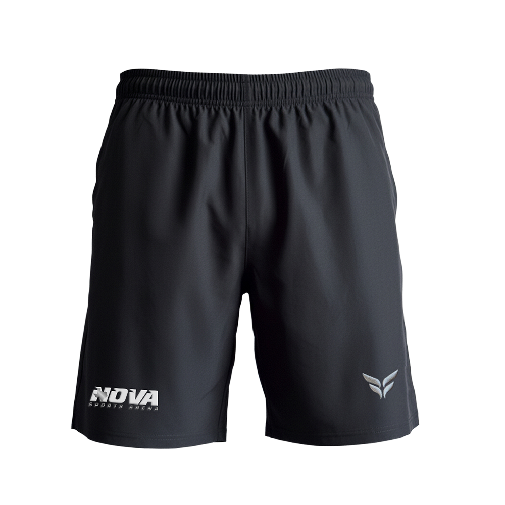 NOVA SPORTS ARENA STEALTH SHORTS WITH ZIPPER POCKETS (BLACK)