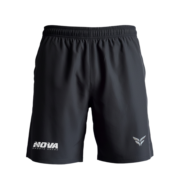 NOVA SPORTS ARENA STEALTH SHORTS WITH ZIPPER POCKETS (BLACK)