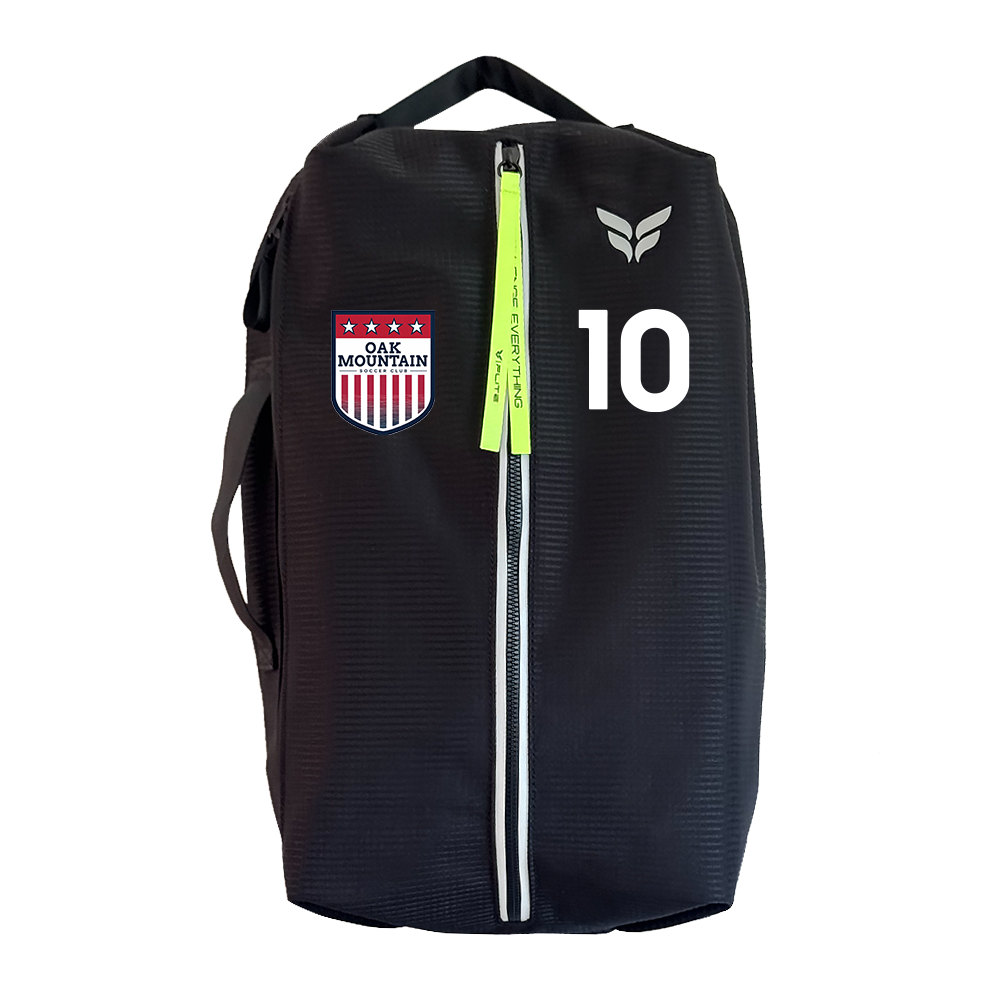 OAK MOUNTAIN SC GAME DAY BAG WITH PLAYER NUMBER (BLACK)