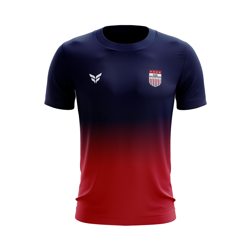 OAK MOUNTAIN SC ALTERNATE JERSEY SS (RED)