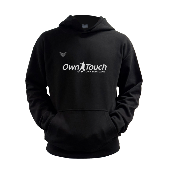 OWN TOUCH COTTON-BLEND PREMIUM HOODIE (BLACK)