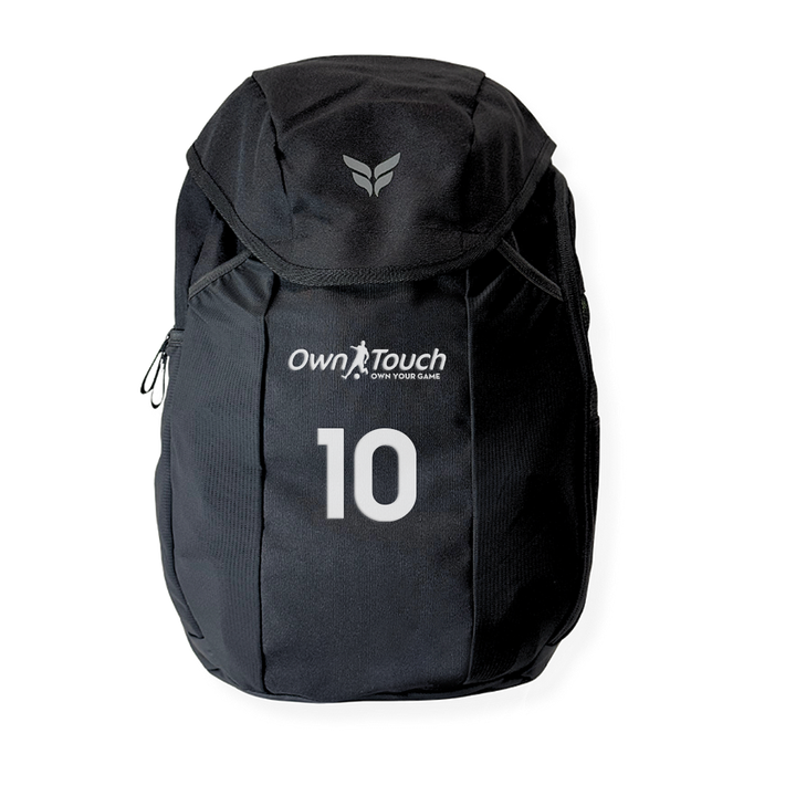 OWN TOUCH TEAM BACKPACK WITH PLAYER NUMBER (BLACK)