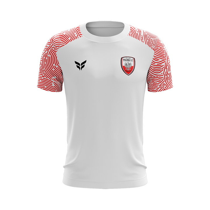 POLONIA SC COACHES TOP (WHITE/RED)