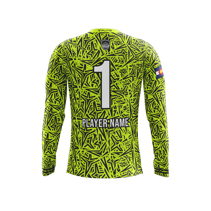 5280 FUTSAL GK STAR JERSEY LS (NEON)