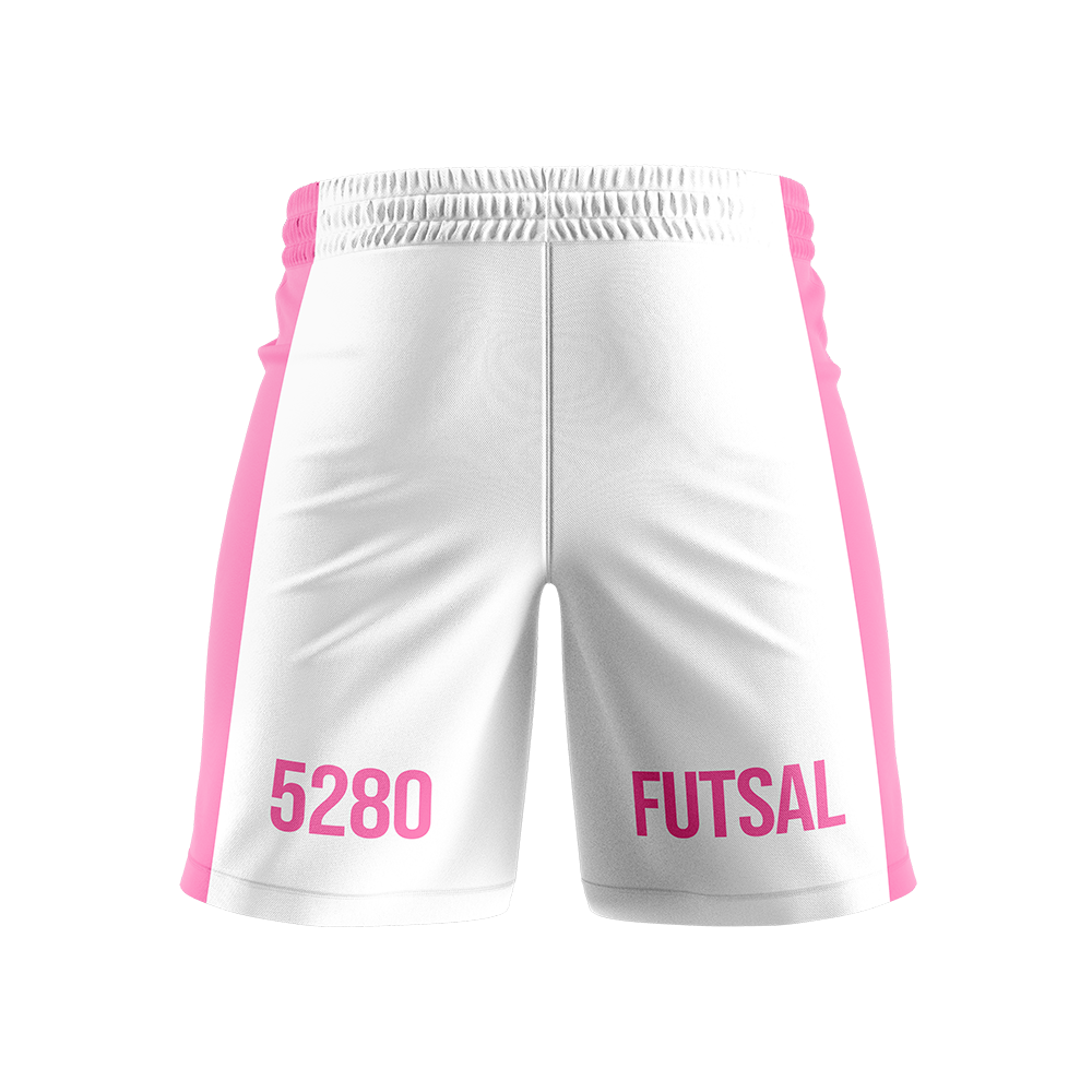 5280 FUTSAL GAME SHORTS (WHITE)