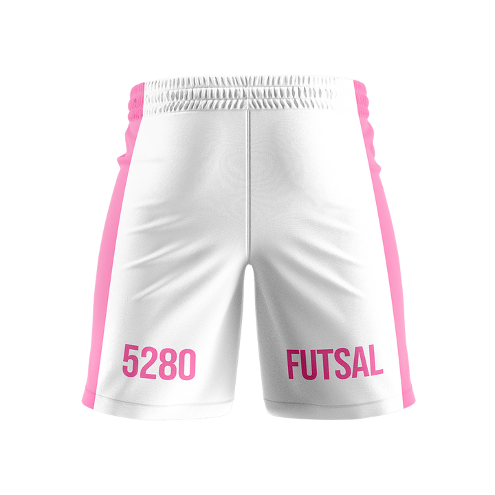 5280 FUTSAL GAME SHORTS (WHITE)