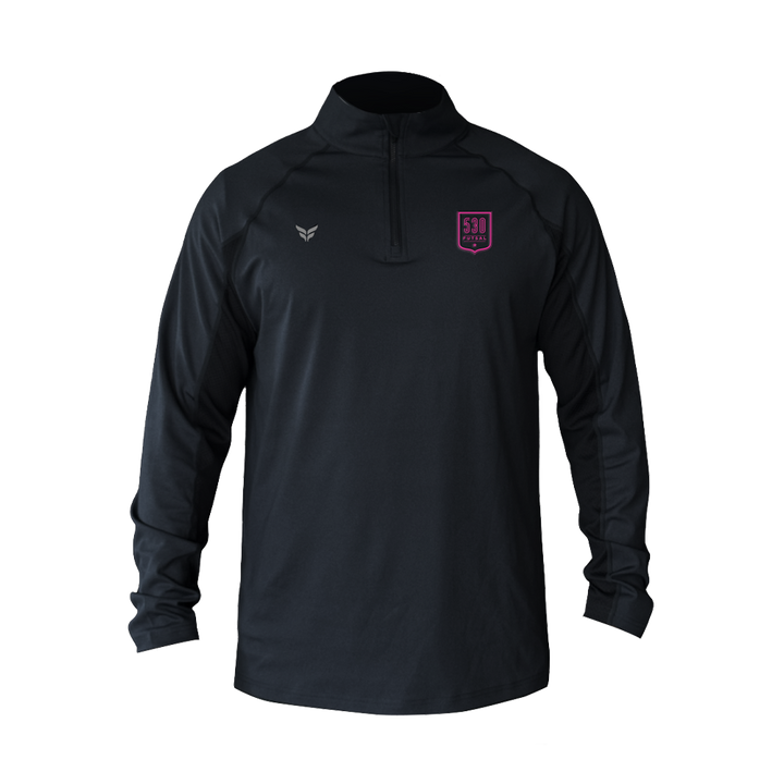 530 FUTSAL CUSTOM STEALTH QUARTER-ZIP (BLACK)