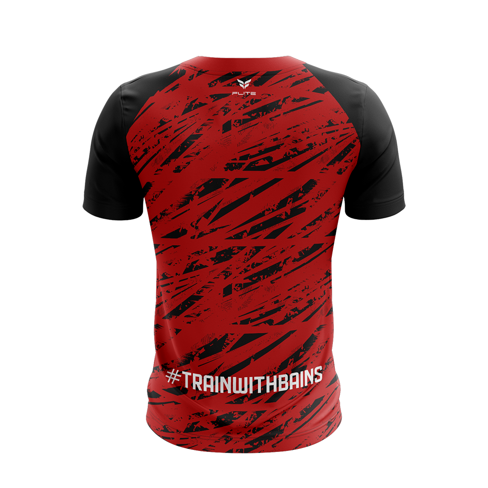 BAINS CROSSFIRE TRAINING JERSEY SS (RED)