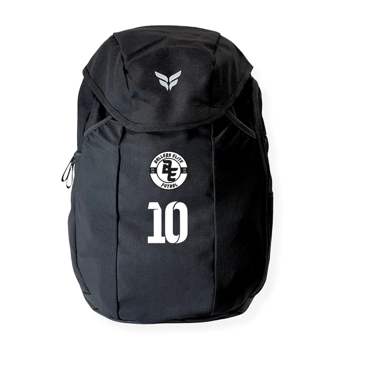 BALLERS ELITE TEAM BACKPACK WITH PLAYER NUMBER (BLACK)