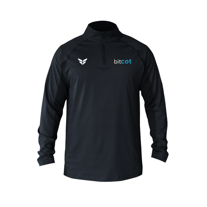 BITCOT STEALTH QUARTER-ZIP (BLACK)