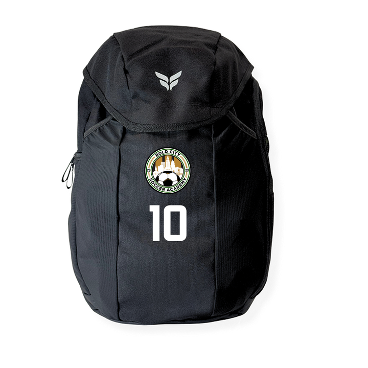 BOLD CITY PRO TRAINING BACKPACK WITH NUMBER (BLACK)