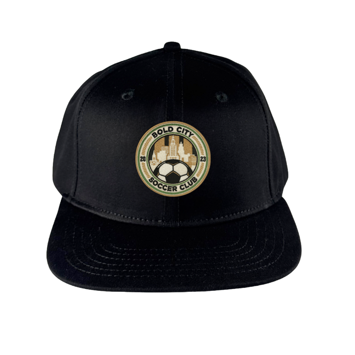 BOLD CITY SOCCER CLUB CURVE BRIM SNAPBACK HAT (BLACK)