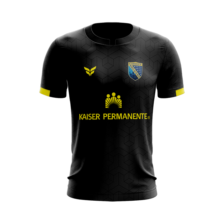 CARDIFF TRAINING JERSEY SS (BLACK)