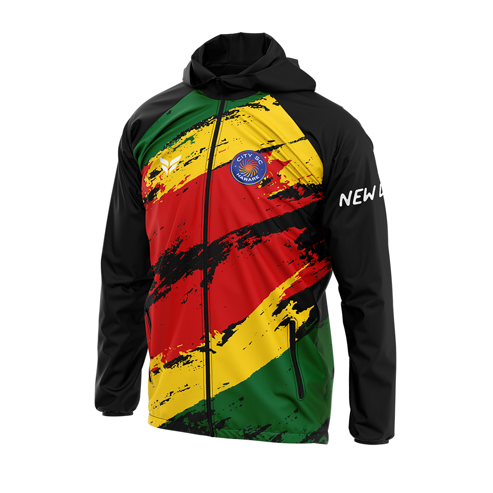 CITY SC HARARE WINDBREAKER JACKET (BLACK)