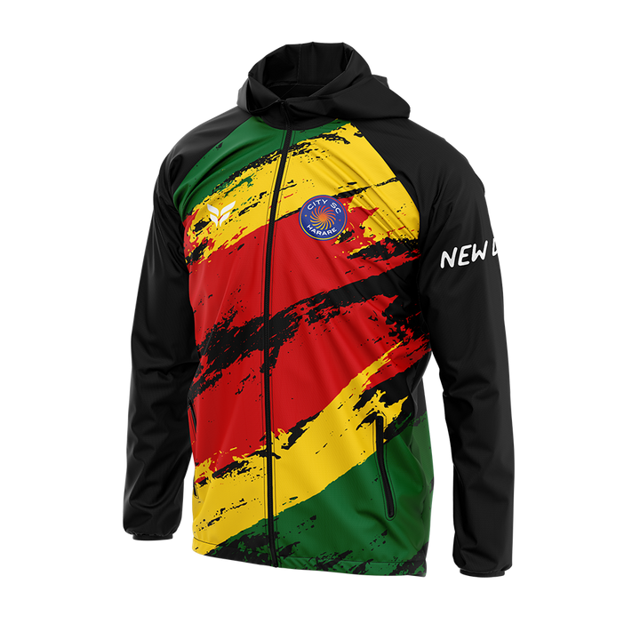 CITY SC HARARE WINDBREAKER JACKET (BLACK)
