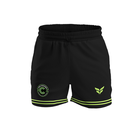 CRUZ SHORTS W/ZIPPERED POCKETS (BLACK)