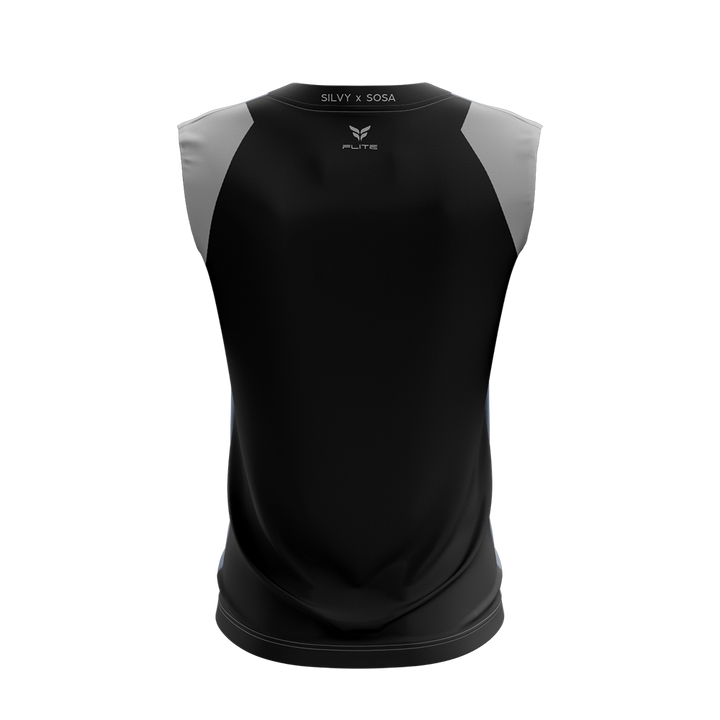 CSILVY TRAINING TOP NS (BLACK GREY)