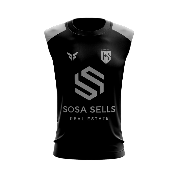 CSILVY TRAINING TOP NS (BLACK GREY)