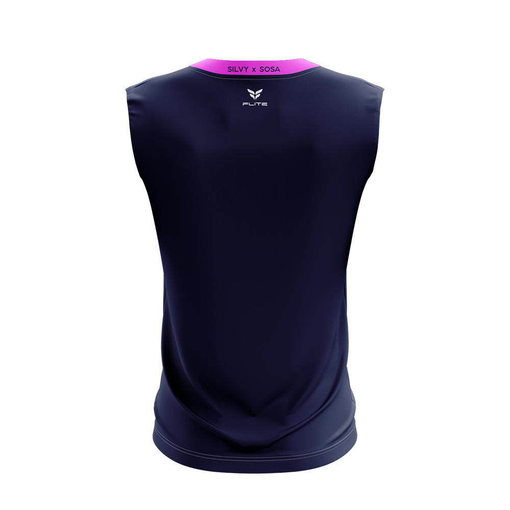 CSILVY TRAINING TOP NS (NAVY PINK)