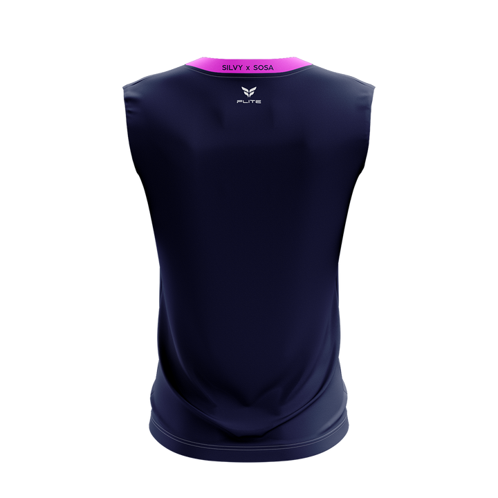 CSILVY TRAINING TOP NS (NAVY PINK)