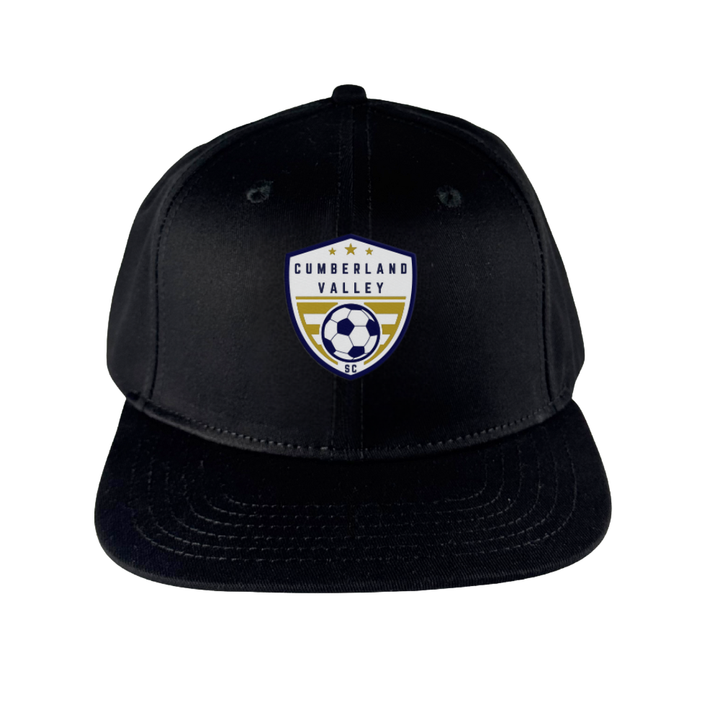 CUMBERLAND VALLEY SC CURVE BRIM SNAPBACK HAT (BLACK)