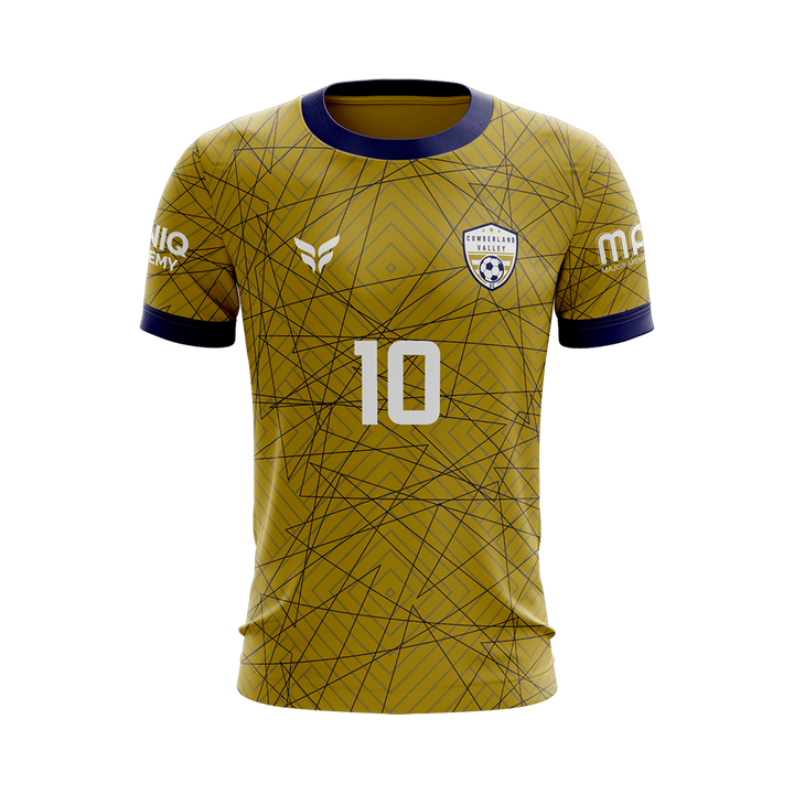 CUMBERLAND VALLEY SC HOME JERSEY SS (GOLD)