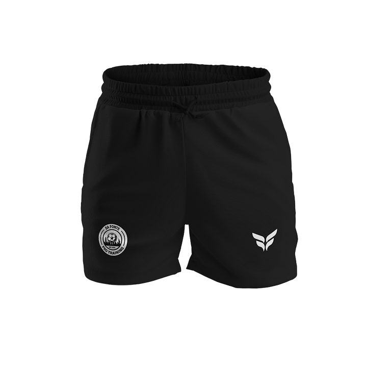 DA FONTE PRO TRAINING SHORTS W/ZIPPERED POCKETS (BLACK)