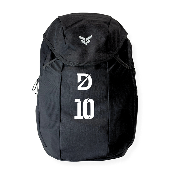 DALLAS FUTSAL ACADEMY TEAM BACKPACK WITH PLAYER NUMBER (BLACK)