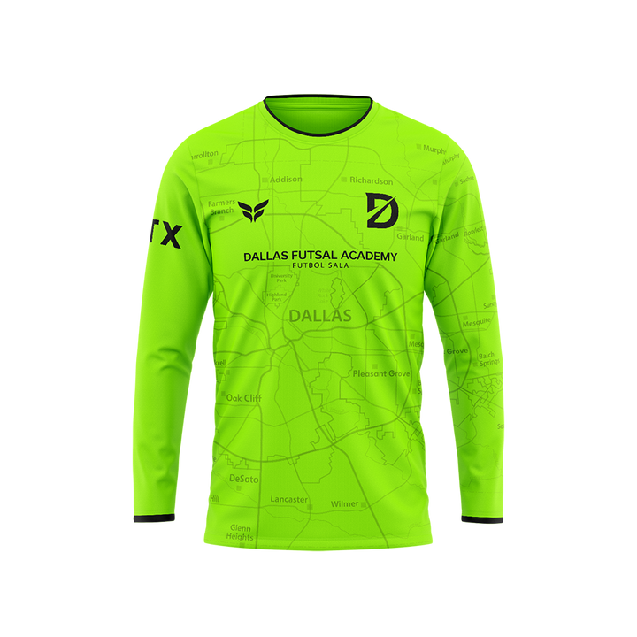 DALLAS FUTSAL ACADEMY GK JERSEY LS (GREEN)