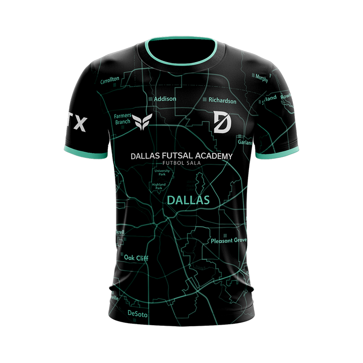DALLAS FUTSAL ACADEMY AWAY JERSEY SS (BLACK)