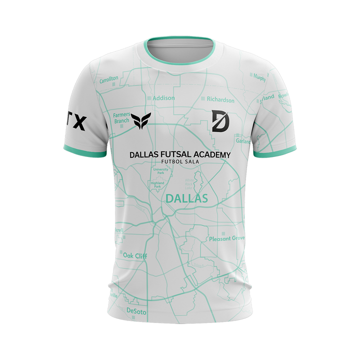 DALLAS FUTSAL ACADEMY HOME JERSEY SS (WHITE)
