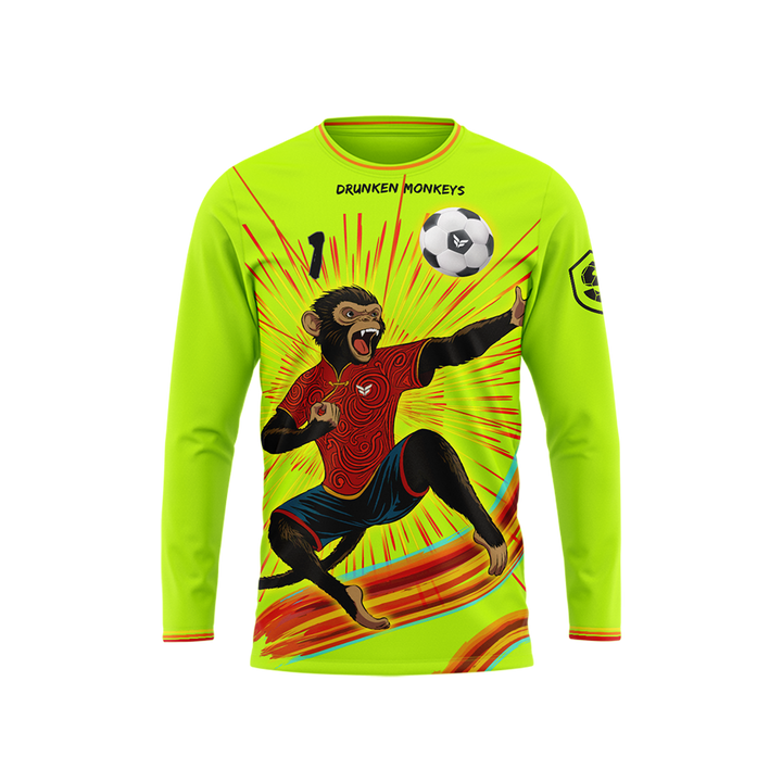 DRUNKEN MONKEYS GK JERSEY LS (NEON)
