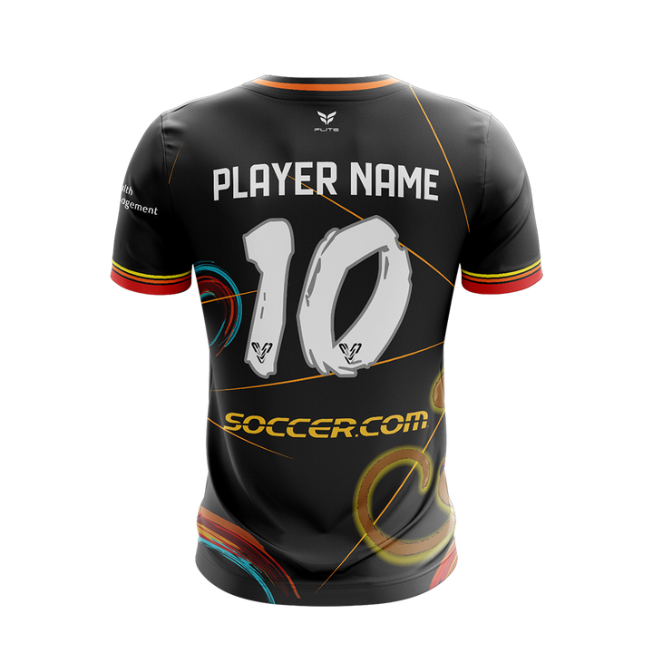 DRUNKEN MONKEYS WOMENS HOME JERSEY SS (BLACK)