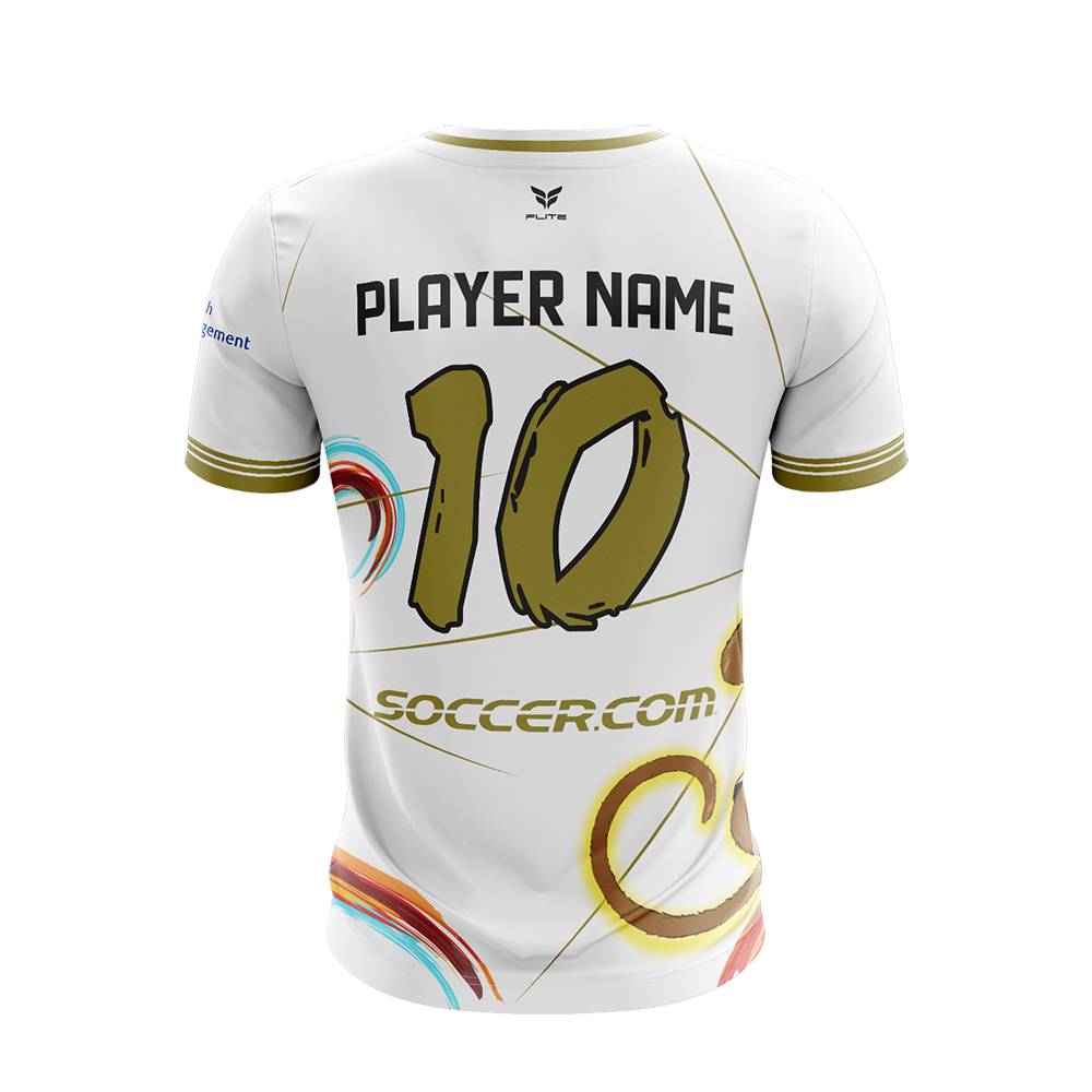 DRUNKEN MONKEYS WOMENS AWAY JERSEY SS (WHITE)