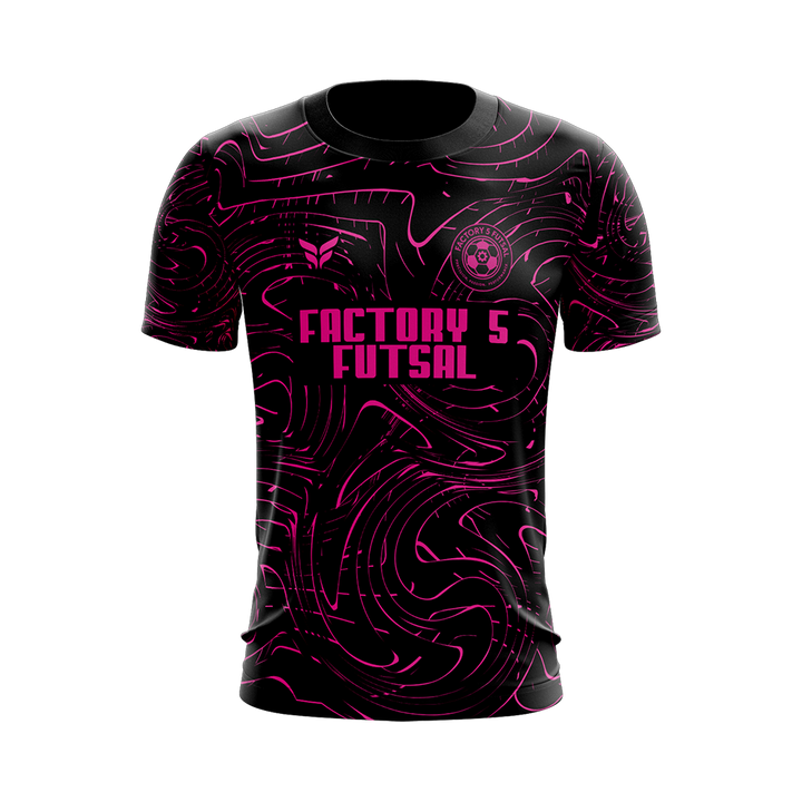 FACTORY 5 FUTSAL AWAY JERSEY SS (BLACK)