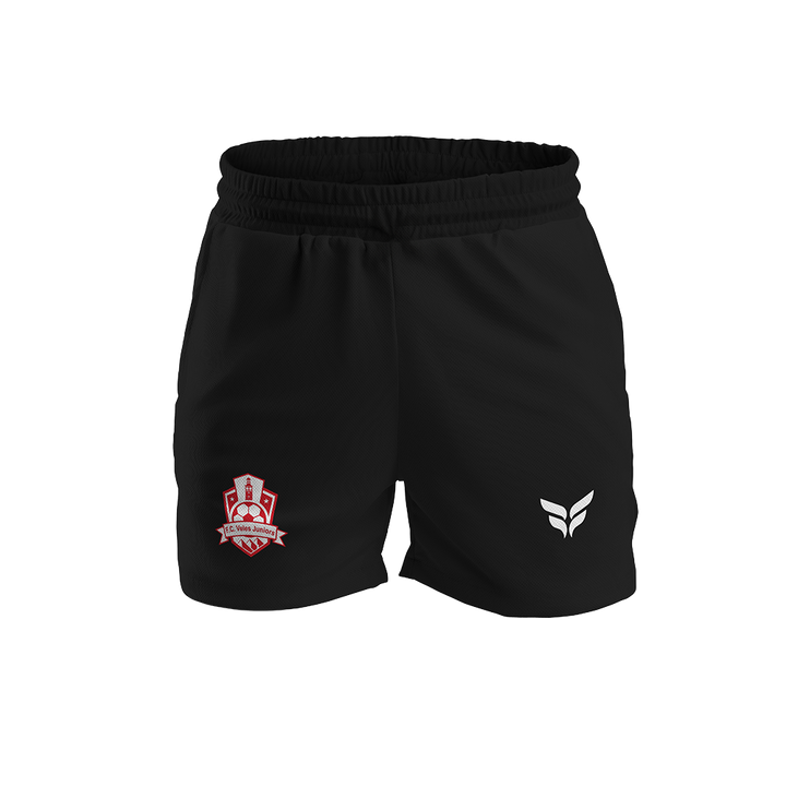 FC VELES SHORTS W/ZIPPERED POCKETS (BLACK)