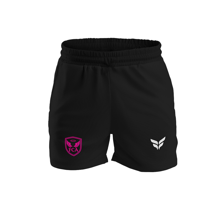 FCA SHORTS W/ZIPPERED POCKETS (BLACK)