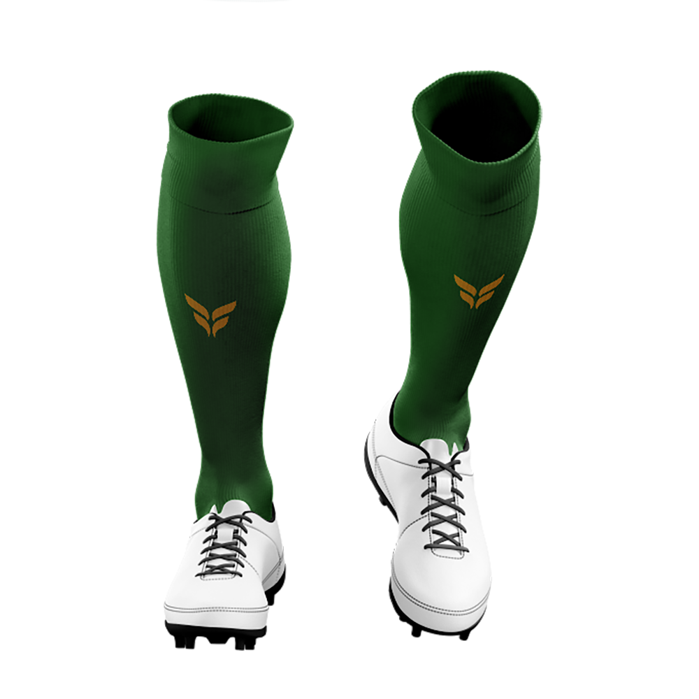 TEAM SOCKS (GREEN SOCKS GOLD WINGS)