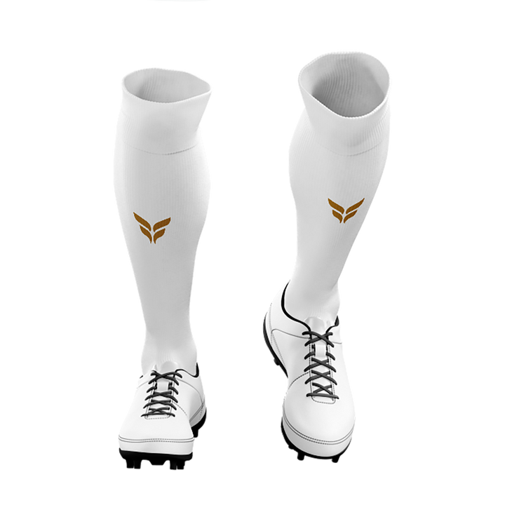 BOLD CITY SOCKS (WHITE SOCKS GOLD WINGS)